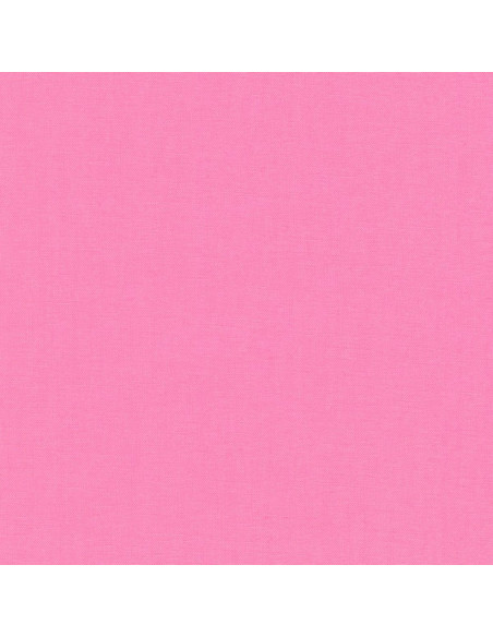 Tessuto di cotone unito patchwork Kona - Candy Pink
