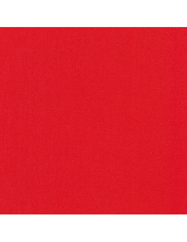 Tessuto cotone tinta unita patchwork Kona - Poppy
