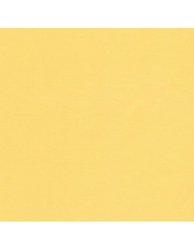 Tessuto cotone tinta unita patchwork Kona - Lemon