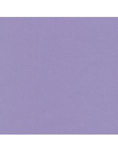 Tessuto cotone tinta unita patchwork Kona - Lavanda
