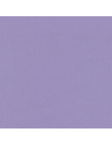 Tessuto cotone tinta unita patchwork Kona - Lavanda