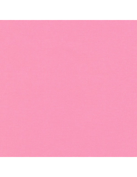 Tessuto cotone unito patchwork Kona - Carnation