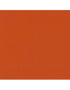 Tessuto cotone unito patchwork Kona - Terracotta