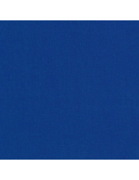 Tessuto cotone tinta unita patchwork Kona - Blu marino
