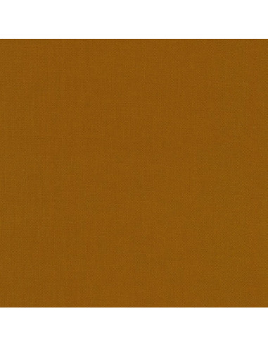 Tessuto cotone unito patchwork Kona - Roasted Pecan
