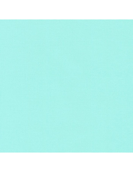 Tessuto cotone tinta unita patchwork Kona - Aqua