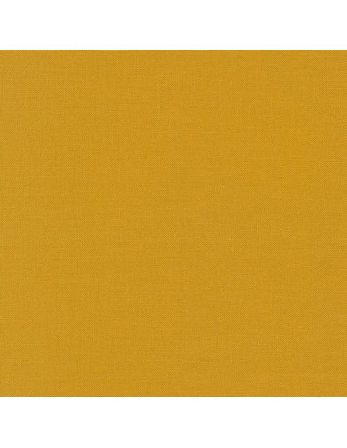 Tessuto cotone tinta unita patchwork Kona - Curry