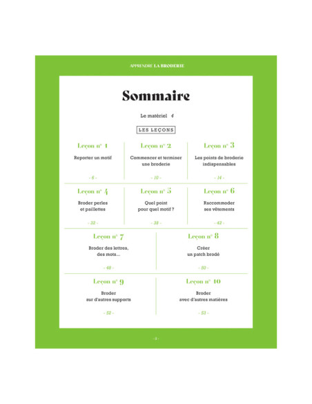 Libro imparare il ricamo in 10 lezioni