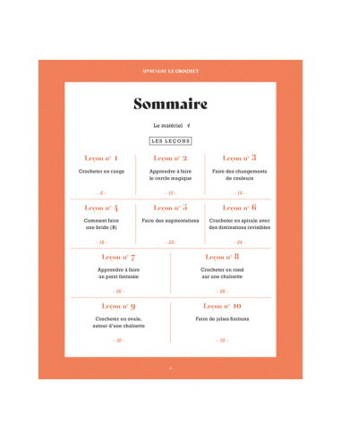 Libro imparare l'uncinetto in 10 lezioni