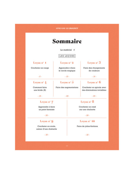 Libro imparare l'uncinetto in 10 lezioni