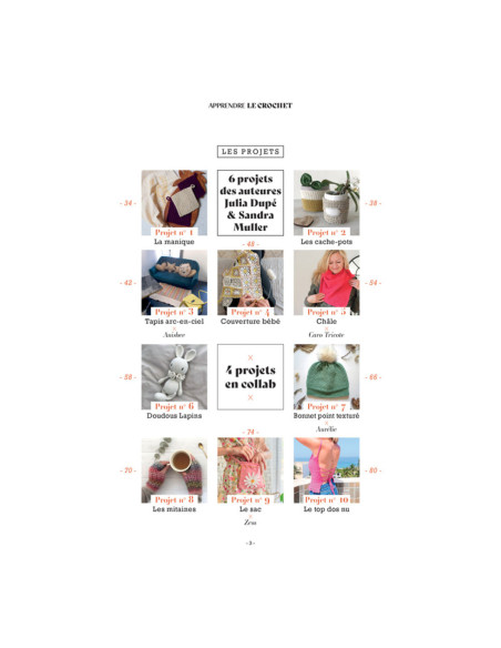 Libro imparare l'uncinetto in 10 lezioni