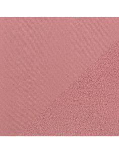 Tessuto softshell idrorepellente con retro in micropile - Rosa