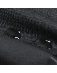 Tessuto tela impermeabile e ultra-resistente - Nero