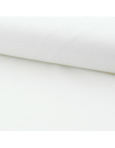 Tela di cotone canvas semi-intrecciata - Bianco