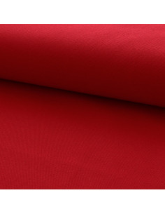 Tela di cotone canvas semi-intrecciata - Rosso