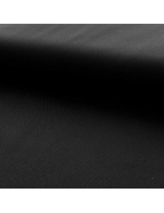 Tela di cotone canvas semi-intrecciata - Nero
