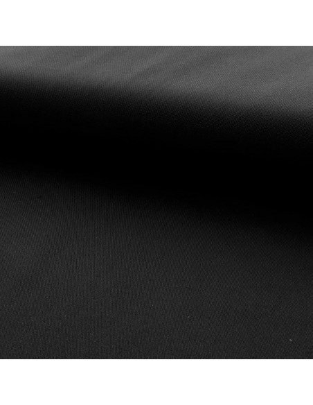 Tela di cotone canvas semi-intrecciata - Nero