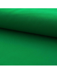 Tela di cotone canvas semi-intrecciata - Verde prato