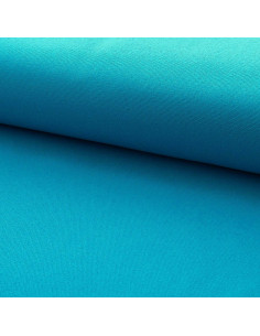 Tela di cotone canvas semi-intrecciata - Blu turchese