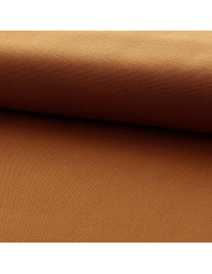 Tela di cotone canvas semi-intrecciata - Giallo ocra