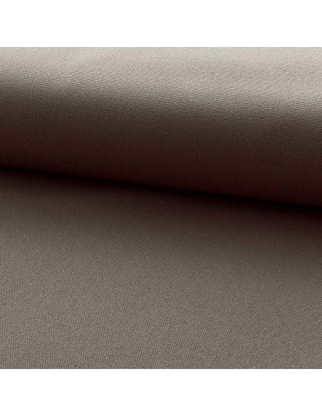 Tela di cotone canvas semi-intrecciata - Taupe
