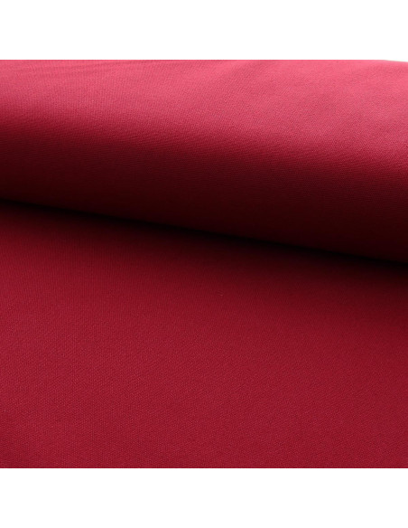 Tela di cotone canvas semi-intrecciata - Bordeaux