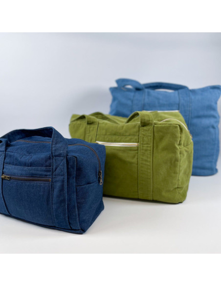 Modello di borsa e trousse da toilette Voyage - Ikatee