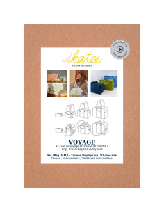 Modello di borsa e trousse da toilette Voyage - Ikatee 2