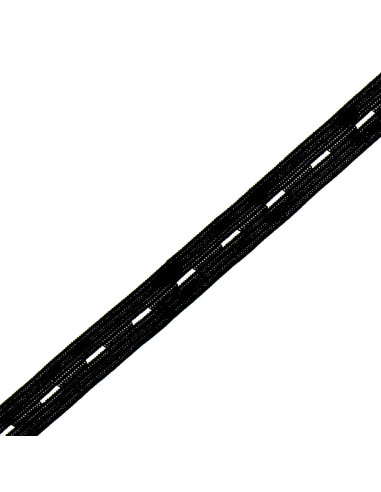 Elastico con asola per bambini - Nero