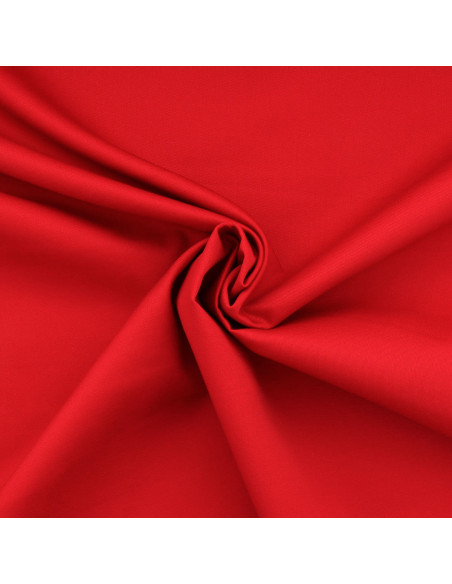 Tessuto gabardine policotone - Rosso