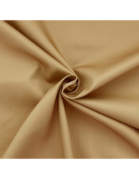 Tessuto gabardine policotone - Beige