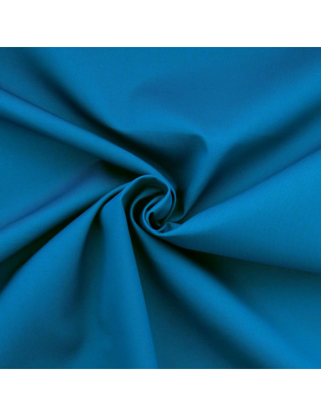 Tessuto gabardine policotone - Blu