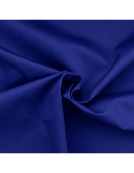 Tessuto gabardine policotone - Blu cobalto