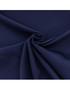 Tessuto gabardine policotone - Blu marino