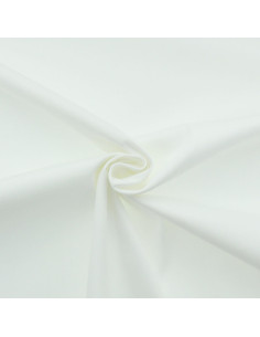 Tessuto gabardine policotone - Bianco sporco