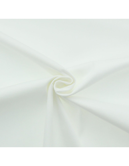 Tessuto gabardine policotone - Bianco sporco