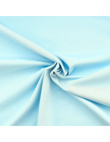 Tessuto gabardine policotone - Azzurro pastello