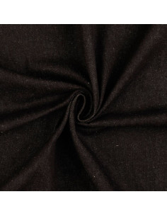 Tessuto jeans cotone classico - Nero