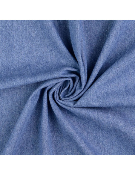 Tessuto jeans cotone leggero - Azzurro chiaro