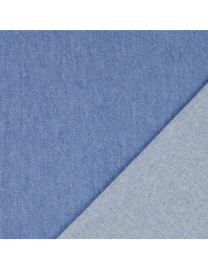 Tessuto jeans cotone leggero - Azzurro chiaro 2