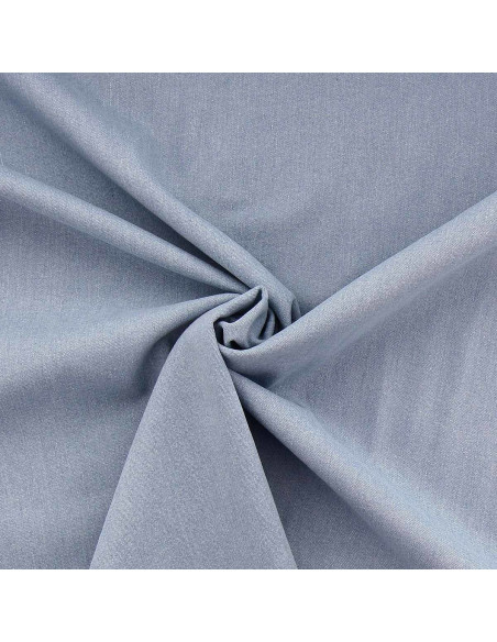 Tessuto jeans denim elasticizzato - Azzurro chiaro