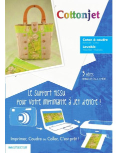 3 fogli Cottonjet da cucire cotone
