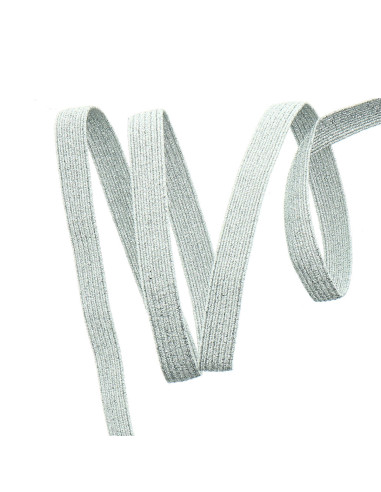 Treccia elastica argento