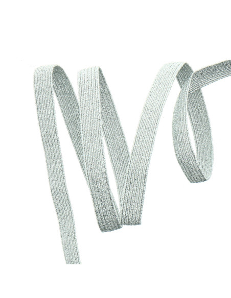 Treccia elastica argento