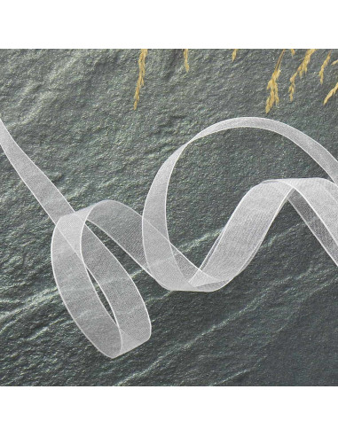 Nastro organza - Bianco