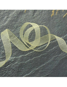 Nastro organza - Giallo paglierino