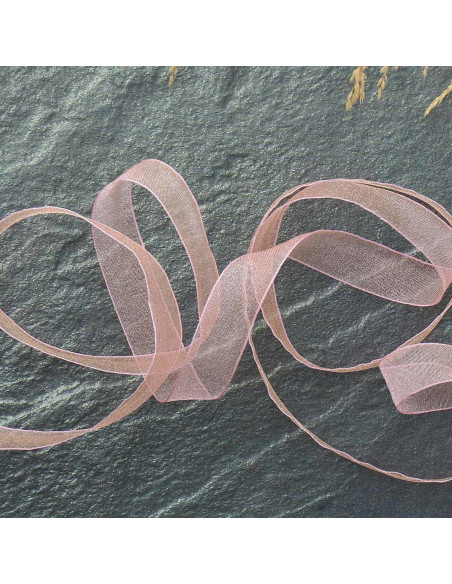 Nastro organza - Rosa chiaro