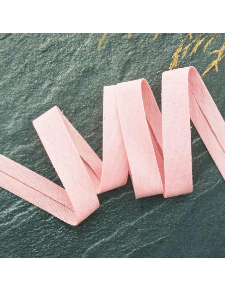 Doppia garza sbieco - Rosa