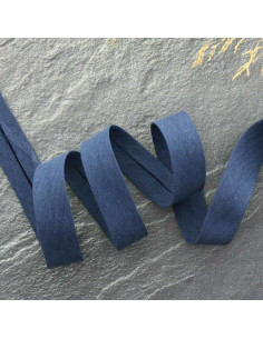Doppia garza sbieco - Indigo