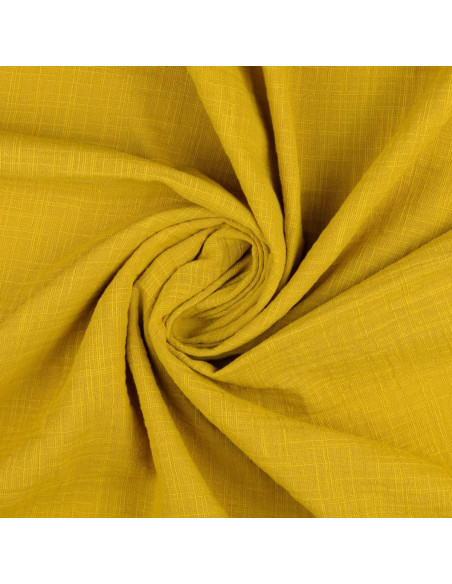 Tessuto doppia garza di cotone Vintage - Canna